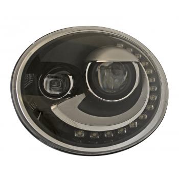 2012 Volkswagen Beetle Headlight Assembly HELLA 010793361 image 3 of 4