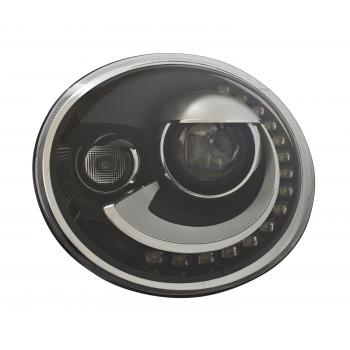 2014 Volkswagen Beetle Headlight Assembly HELLA 010793751 image 3 of 4