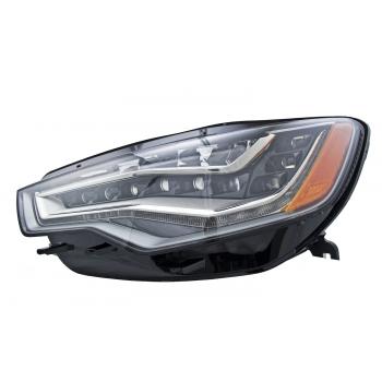 2014 Audi A6 Headlight Assembly Left HELLA 011151451 image 4 of 4