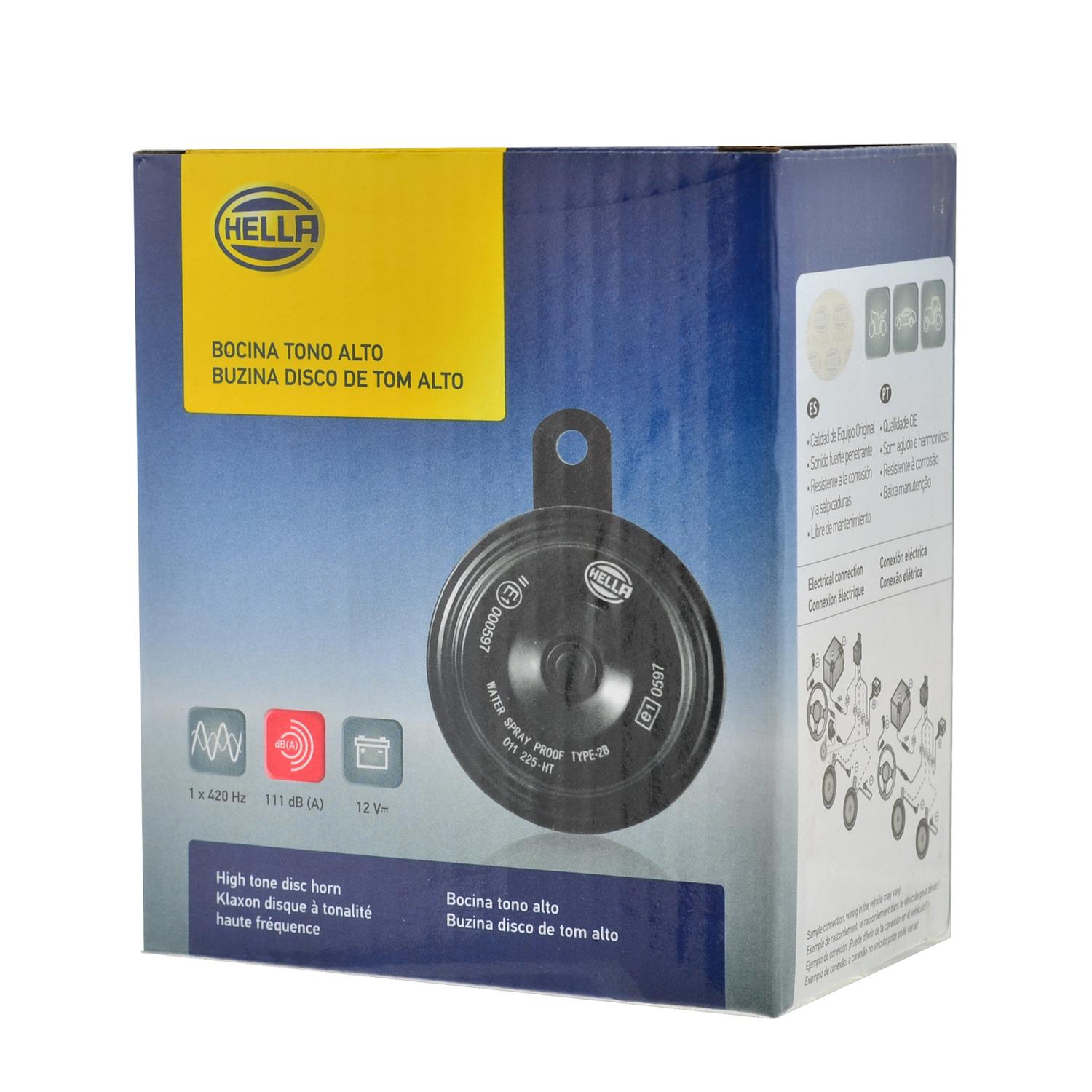 HELLA 011225102 - OE Replacement Horn HELLA 011225102 OE Replacement Horn product image 7 of 10