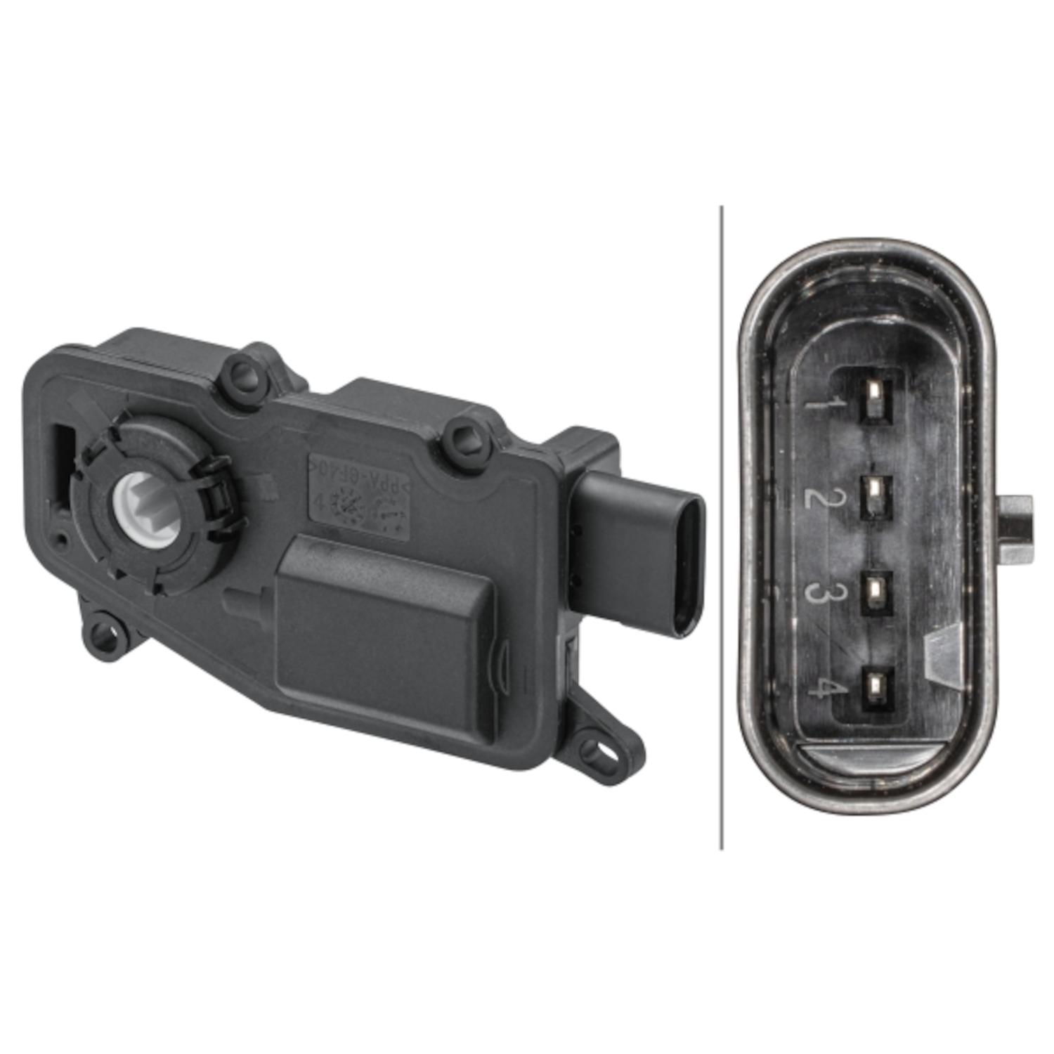 HELLA 011303717 - Grille Shutter Actuator and Solenoid Connector HELLA 011303717 Grille Shutter Actuator and Solenoid Connector product image 1 of 1