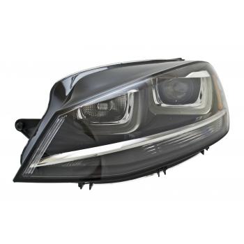 2015 Volkswagen Golf Headlight HELLA 011956251 image 3 of 4