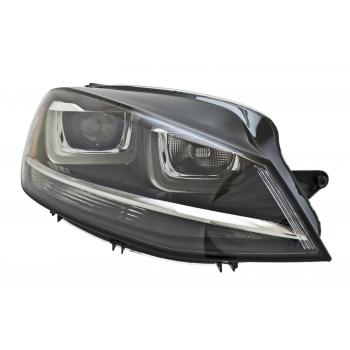 2015 Volkswagen Golf Headlight HELLA 011956261 image 3 of 4