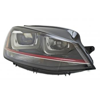 2013 Volkswagen Golf Headlight Right HELLA 011956281 image 3 of 4
