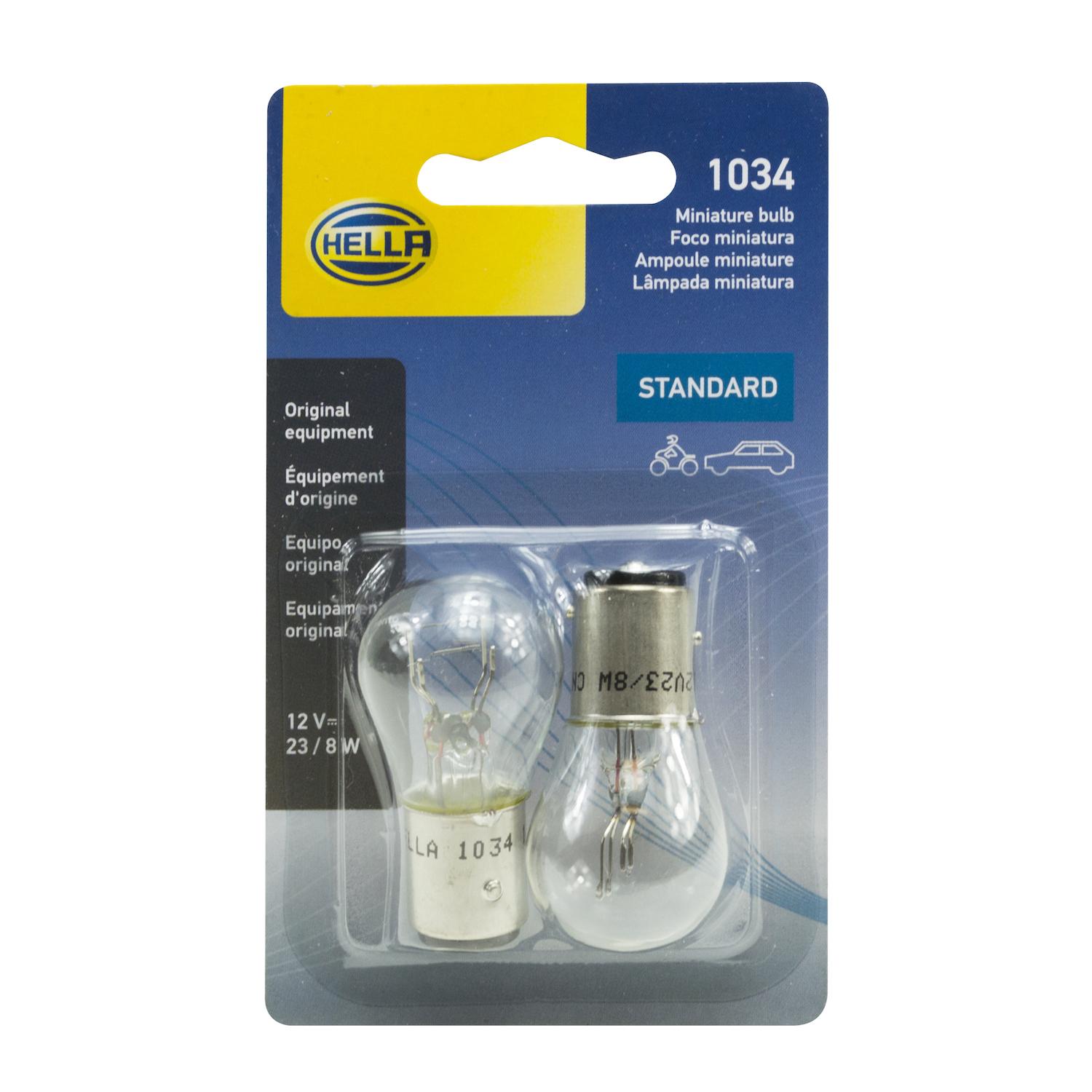HELLA 1034TB - Multi Purpose Light Bulb HELLA 1034TB Brake Light Bulb product image 2 of 2