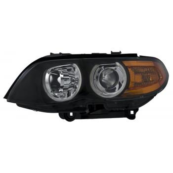 2005 BMW X5 Headlight Assembly Left HELLA 224486031 image 4 of 4
