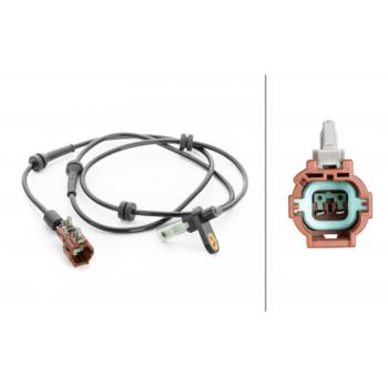 2007 Nissan Titan ABS Wheel Speed Sensor Rear Left HELLA 230040671 image 1 of 1