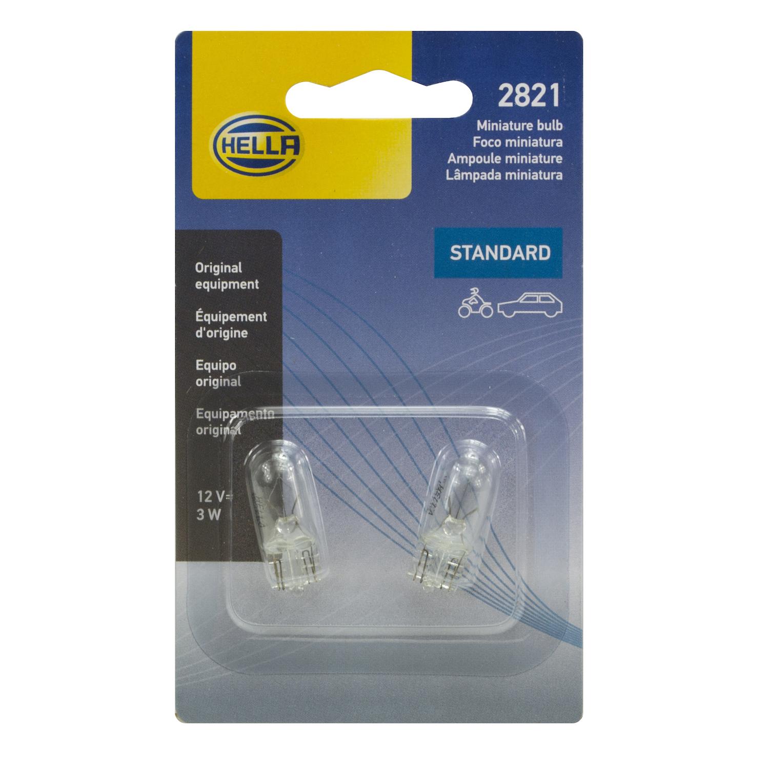 HELLA 2821TB - Multi Purpose Light Bulb HELLA 2821TB Auto Trans Indicator Light Bulb product image 2 of 2