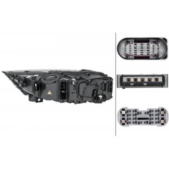 2018 Audi Q7 Headlight Assembly Right HELLA 354841061 image 1 of 2