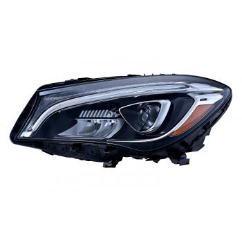 2017 Mercedes-Benz CLA180 Headlight Assembly Left HELLA 354880051 image 2 of 4