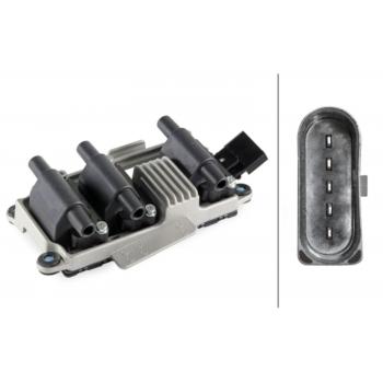 1998 Audi Cabriolet Ignition Coil HELLA 358057291 image 1 of 1
