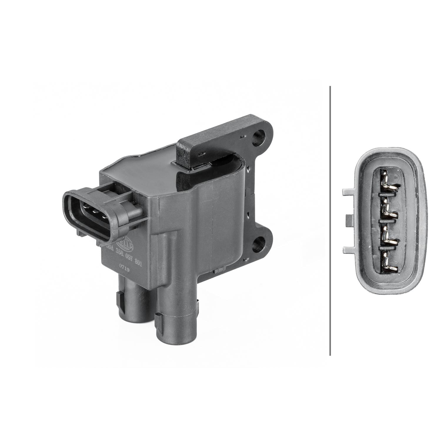 HELLA 358057801 - Ignition Coil HELLA 358057801 Ignition Coil product image 1 of 1