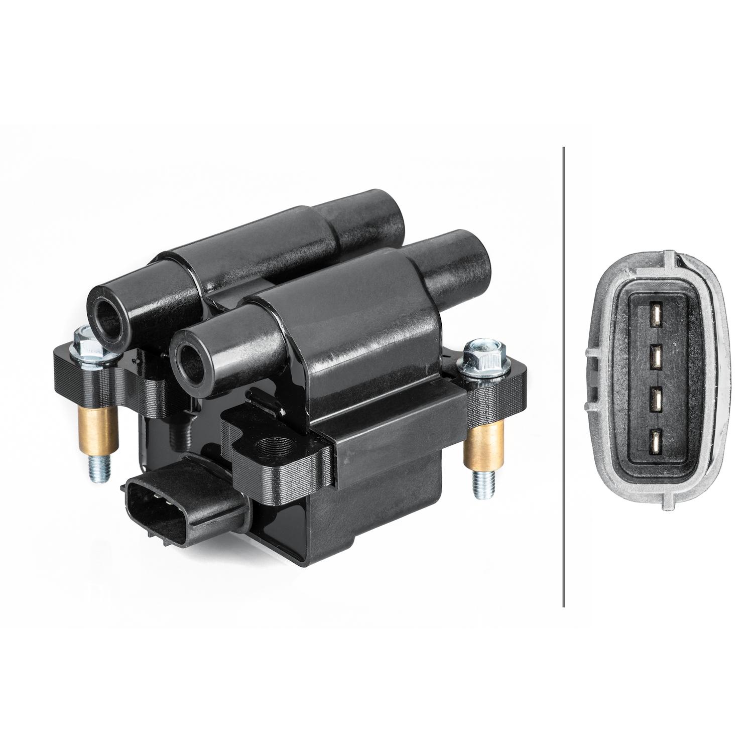 HELLA 358057841 - Ignition Coil HELLA 358057841 Ignition Coil product image 1 of 1