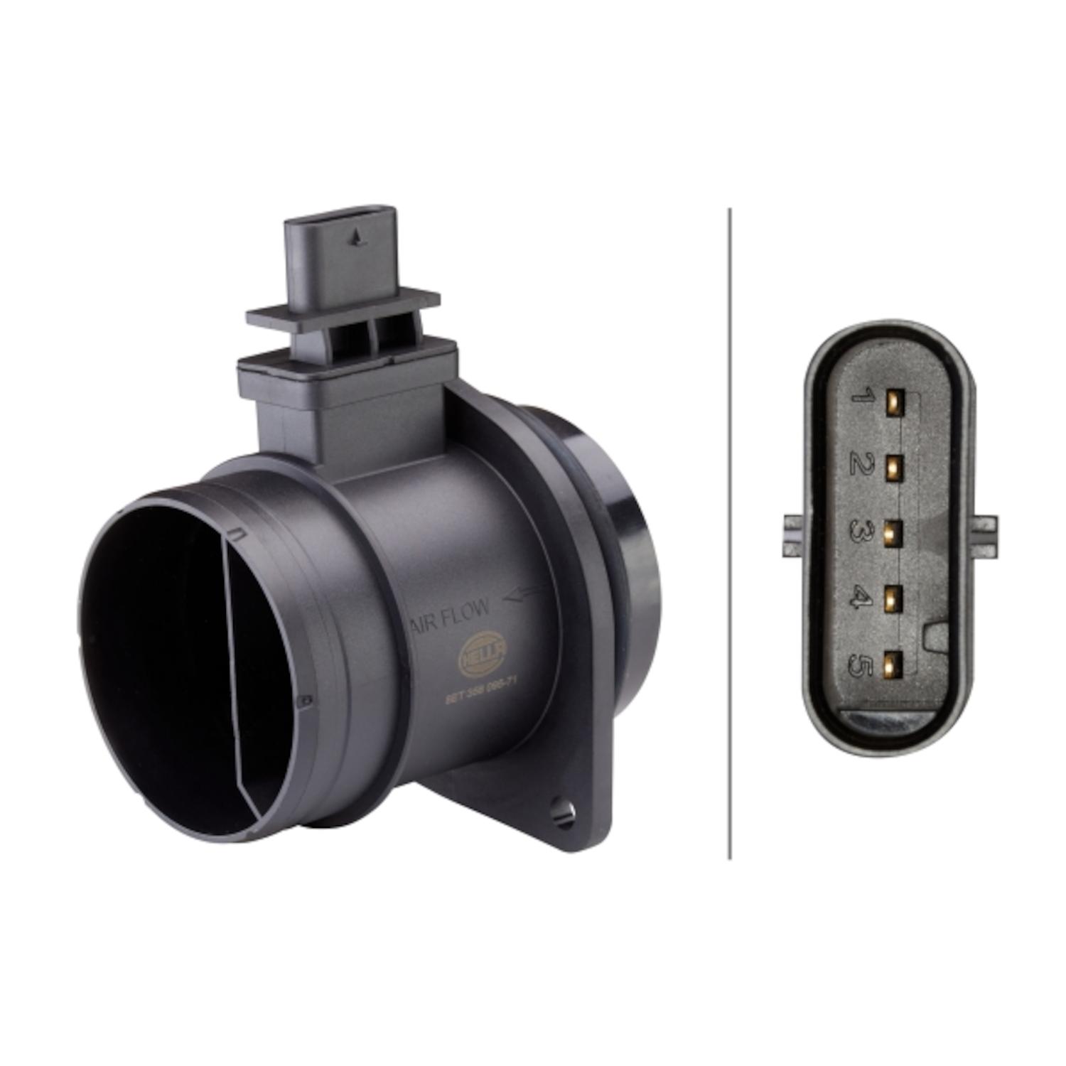 HELLA 358095711 Mass Air Flow Sensor product image 1 of 1