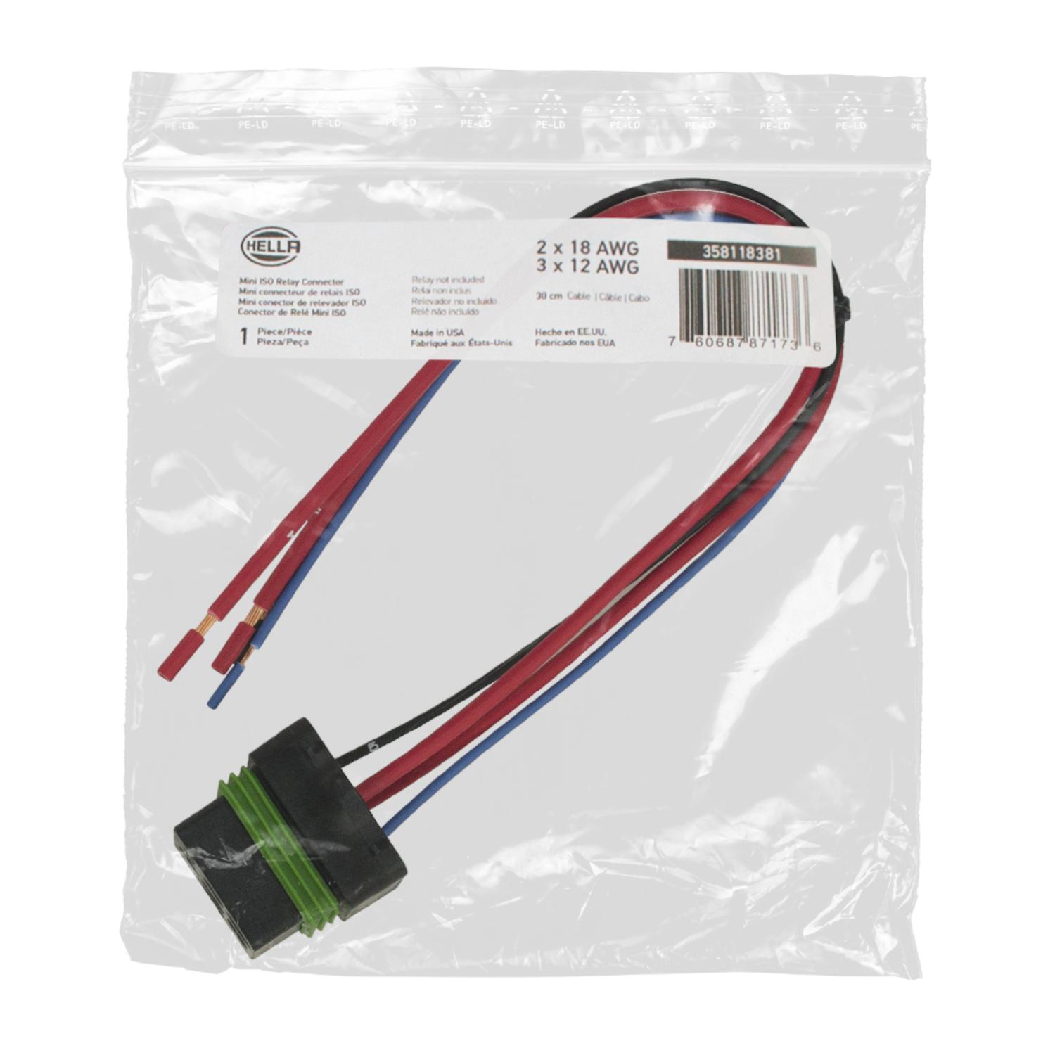 HELLA 358118381 - Multi Purpose Relay Connector HELLA 358118381 Multi Purpose Relay Connector product image 3 of 3