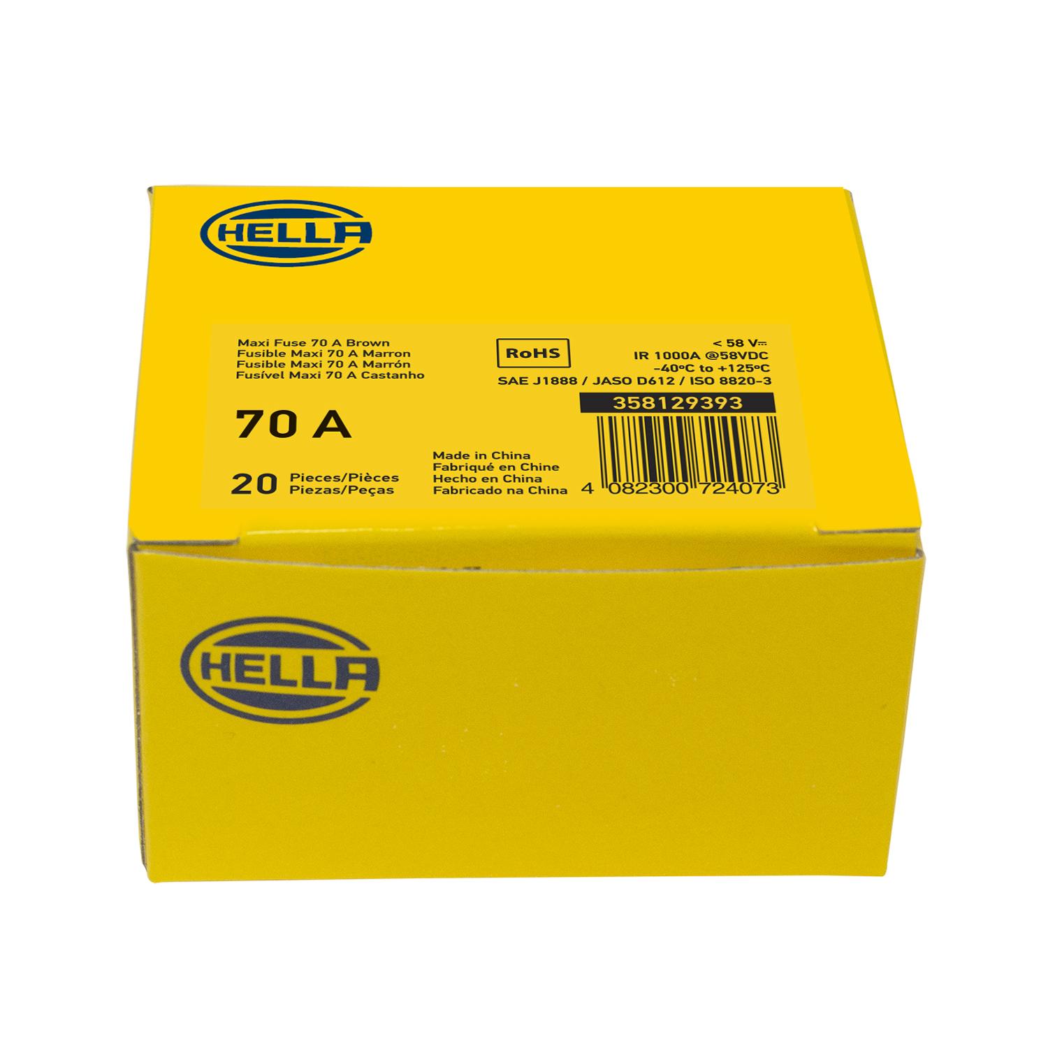 HELLA 358129393 Fuse product image 2 of 2