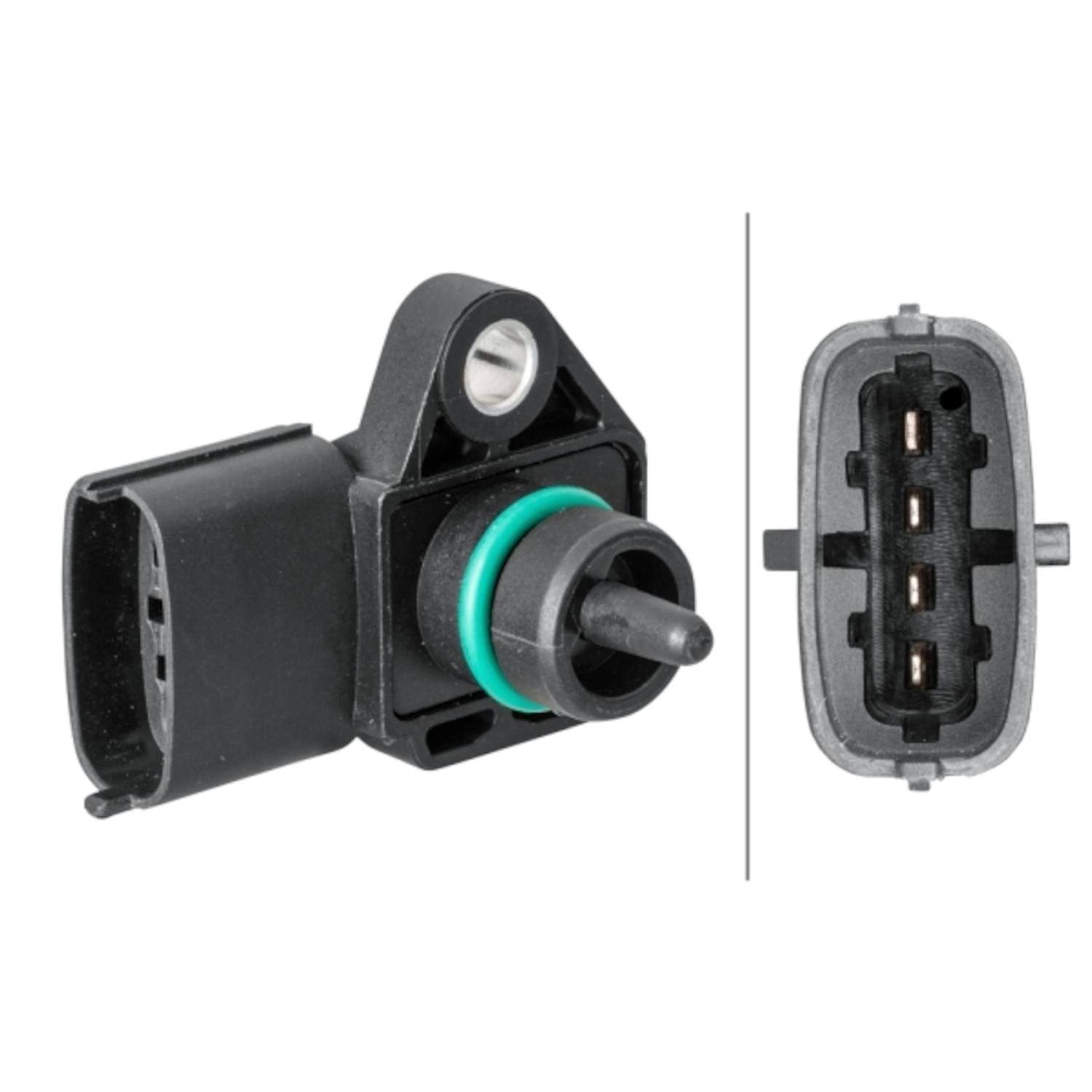 HELLA 358152031 - Turbocharger Boost Sensor HELLA 358152031 Turbocharger Boost Sensor product image 1 of 1