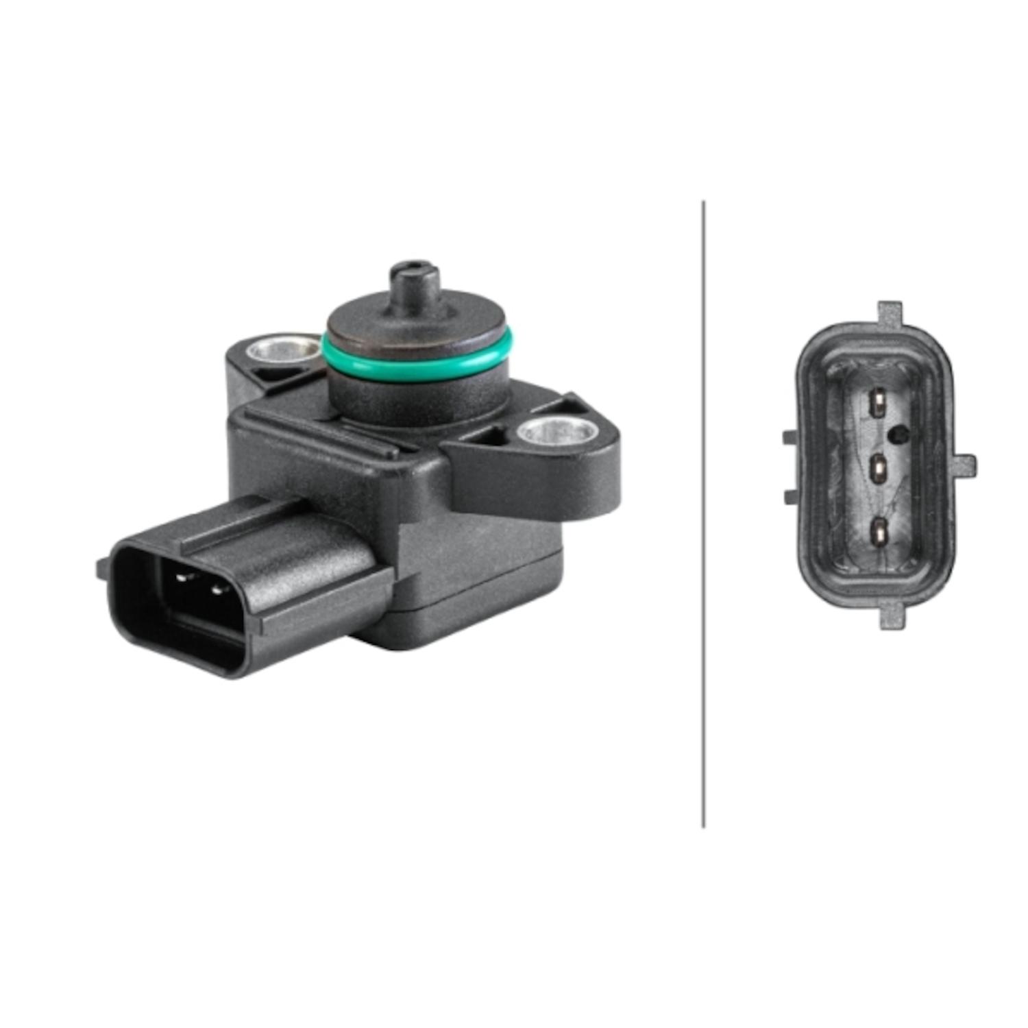 HELLA 358152231 - Turbocharger Boost Sensor HELLA 358152231 Manifold Absolute Pressure Sensor product image 1 of 1