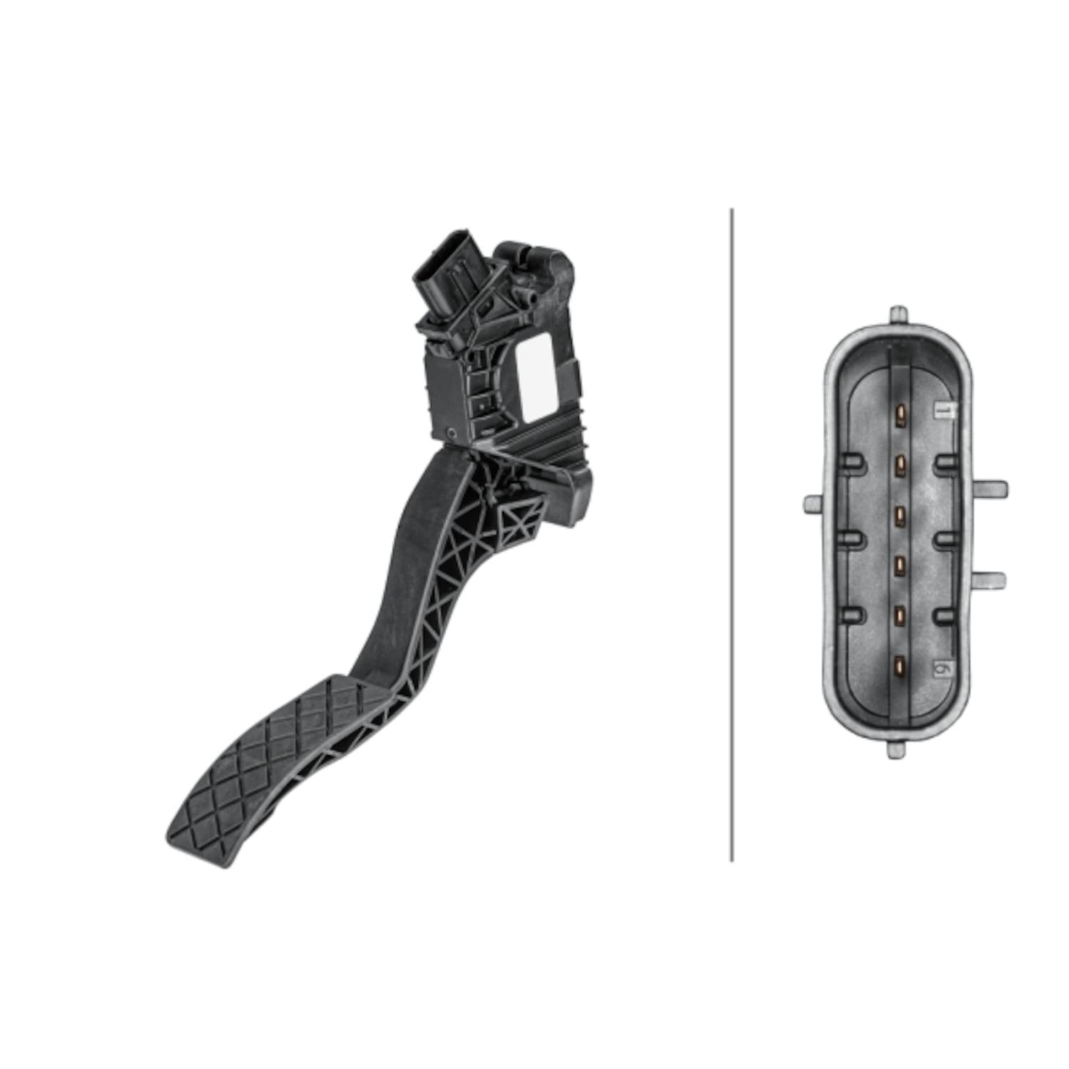 HELLA 358156271 - Accelerator Pedal Sensor HELLA 358156271 Accelerator Pedal Sensor product image 1 of 1