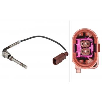2015 Volkswagen Touareg Exhaust Temperature Sensor HELLA 358181631 image 1 of 1