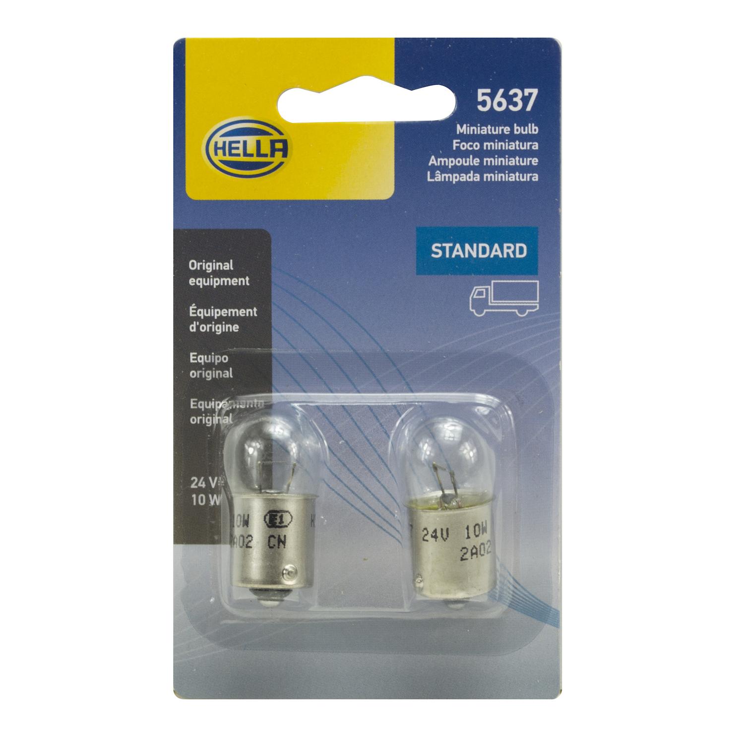 HELLA 5637TB - Multi Purpose Light Bulb HELLA 5637TB Multi Purpose Light Bulb product image 2 of 2
