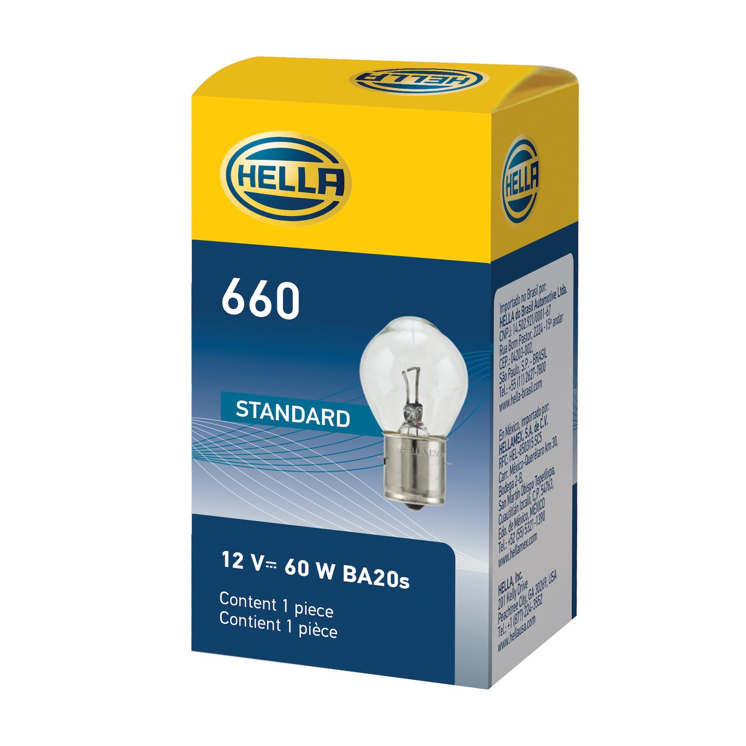 HELLA 660 - Multi Purpose Light Bulb HELLA 660 Multi Purpose Light Bulb product image 2 of 2