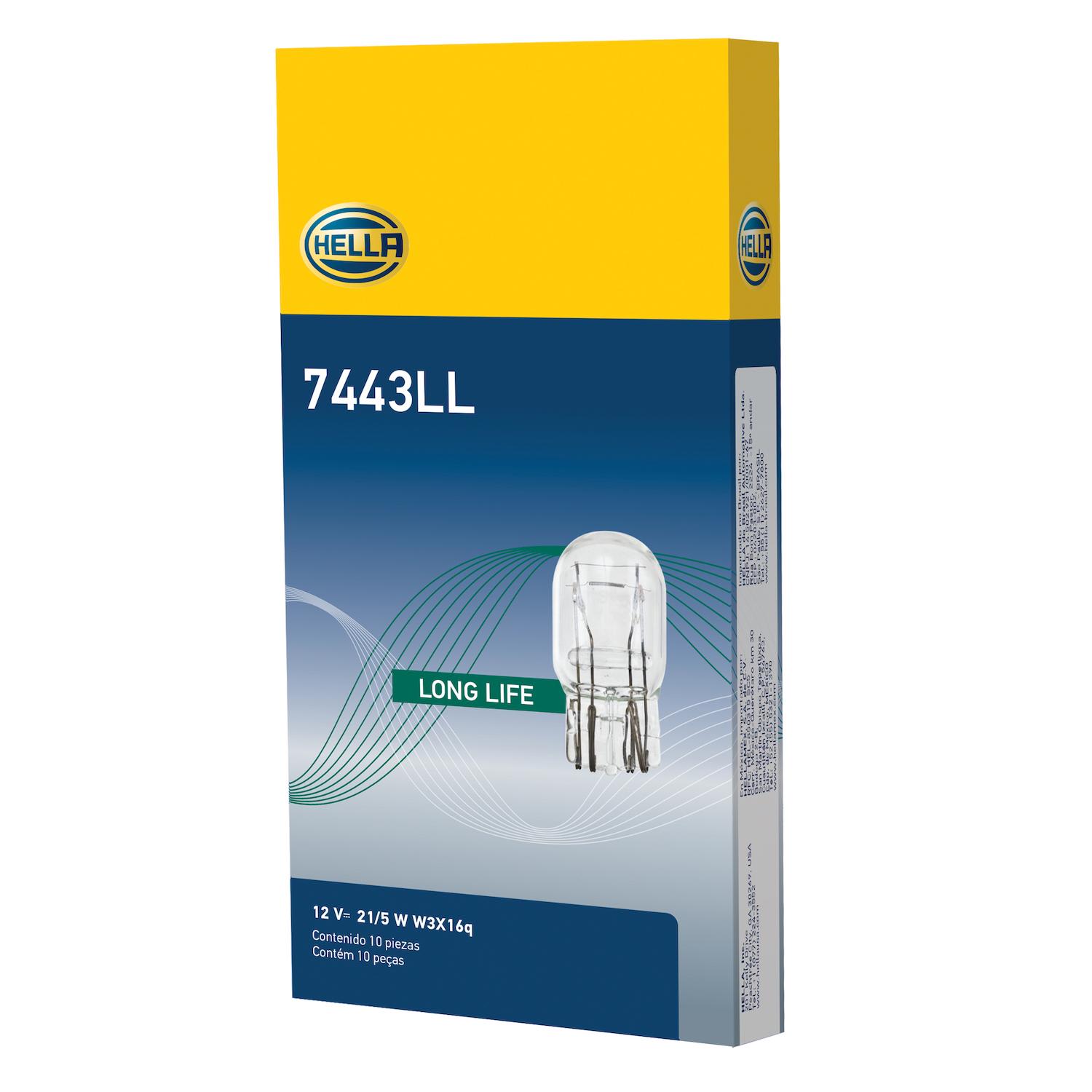 HELLA 7443LL - Multi Purpose Light Bulb HELLA 7443LL Brake Light Bulb product image 2 of 2