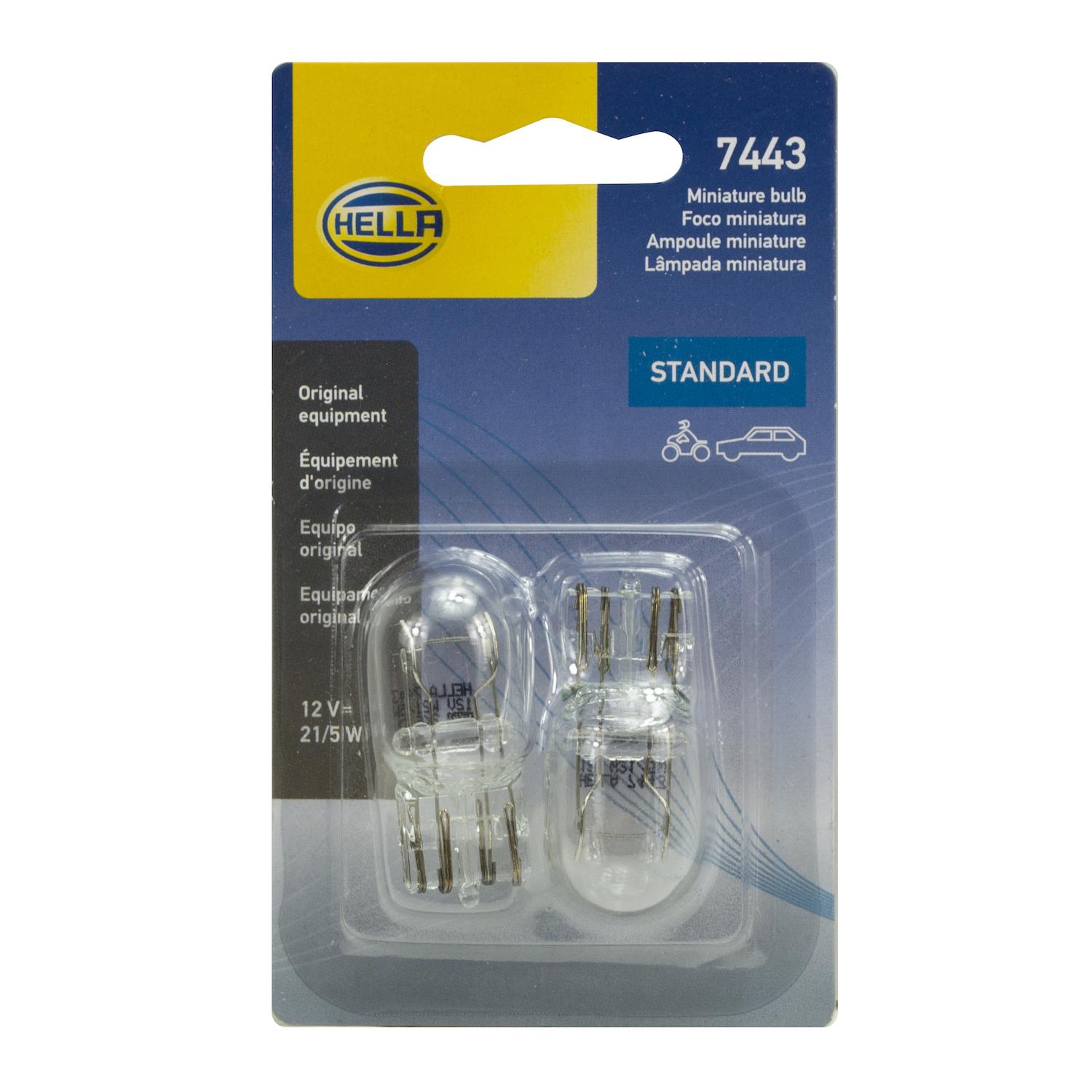 HELLA 7443TB - Multi Purpose Light Bulb HELLA 7443TB Brake Light Bulb product image 2 of 2