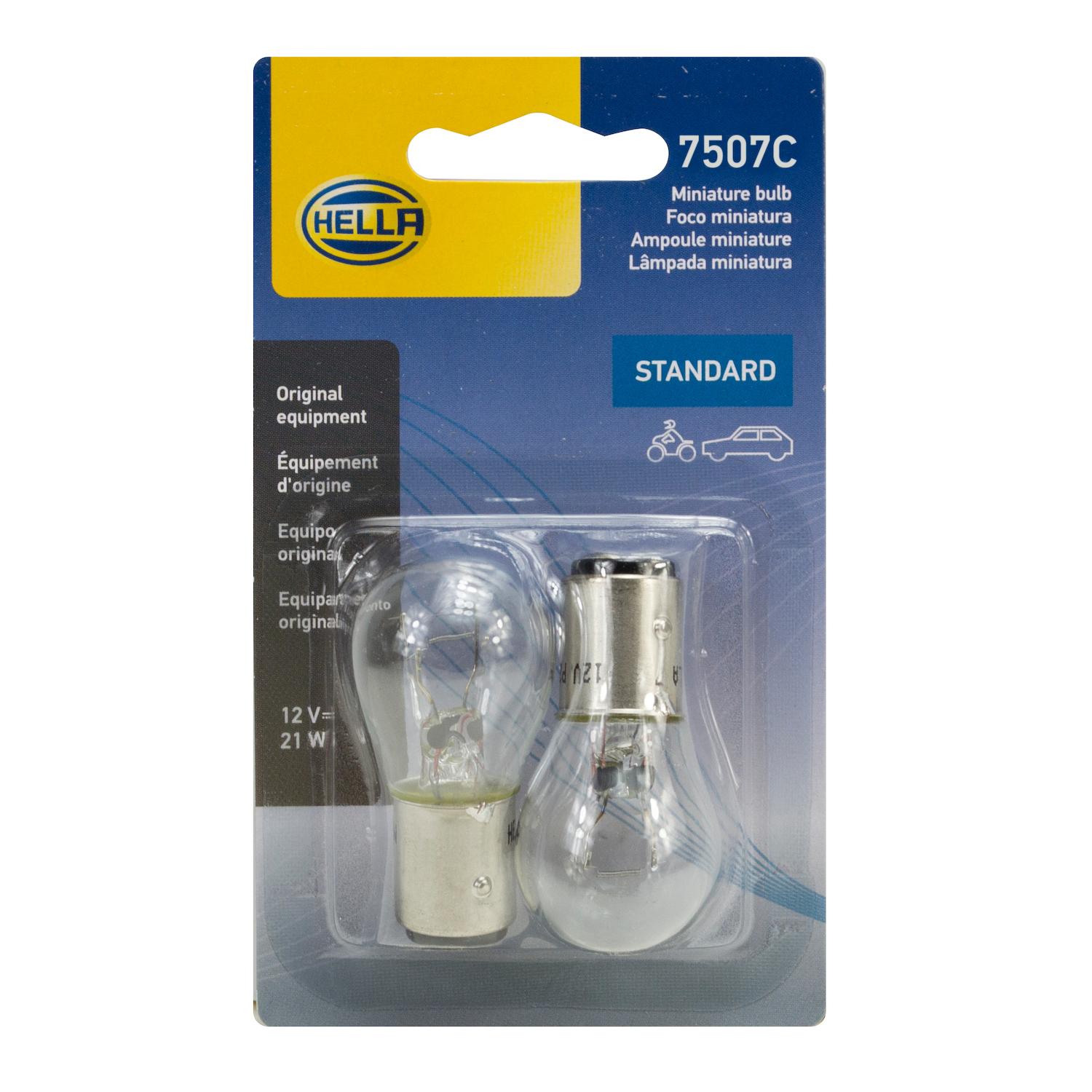 HELLA 7507CTB - Multi Purpose Light Bulb HELLA 7507CTB Multi Purpose Light Bulb product image 2 of 2