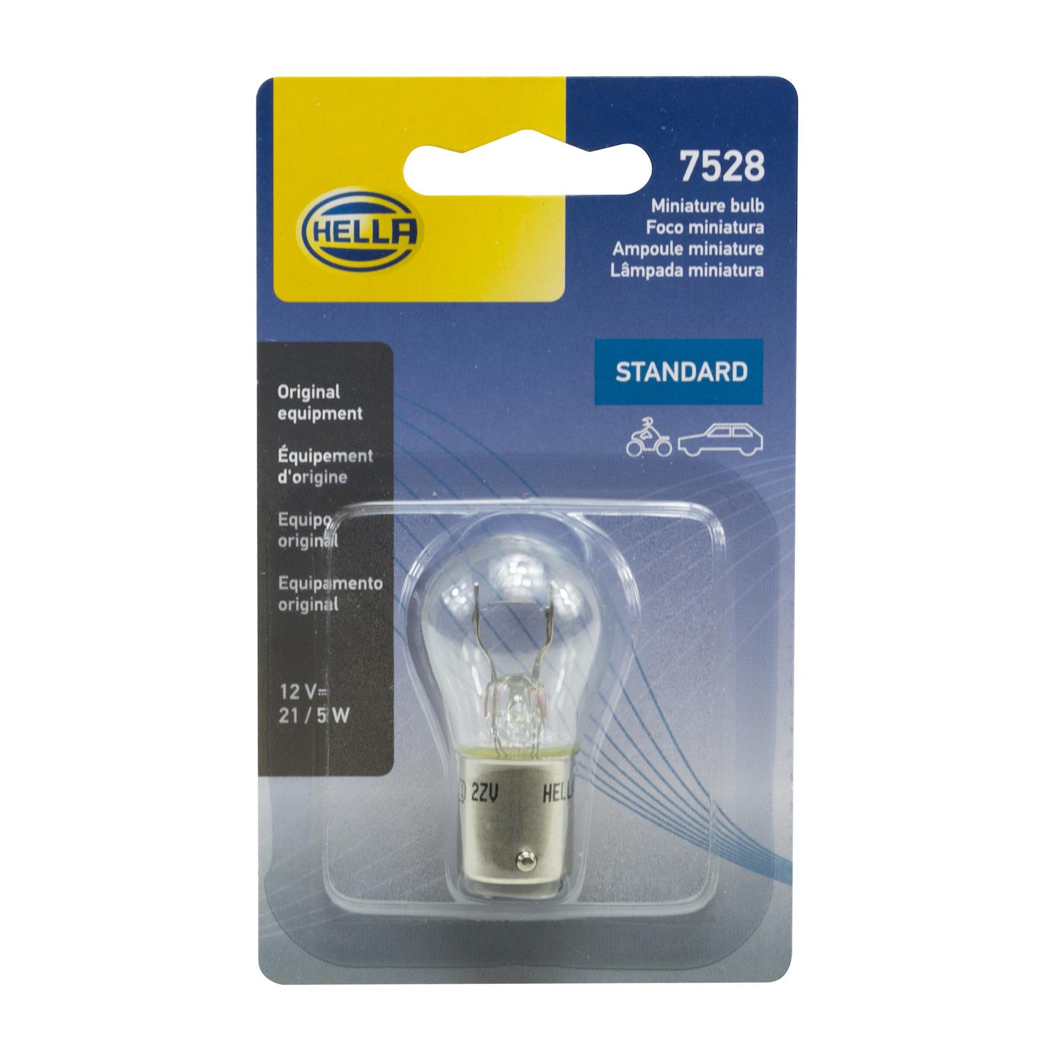 HELLA 7528SB - Multi Purpose Light Bulb HELLA 7528SB Brake Light Bulb product image 2 of 2