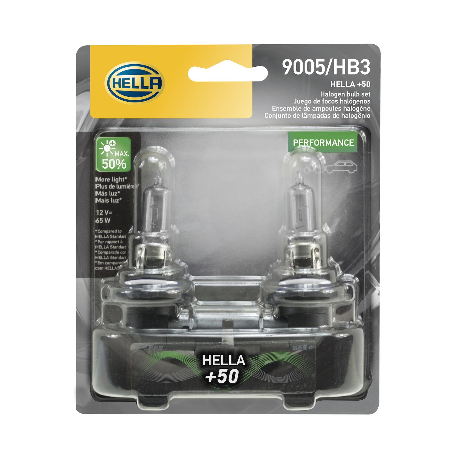 HELLA 9005P50TB - Multi Purpose Light Bulb HELLA 9005P50TB Daytime Running Light Bulb product image 2 of 2