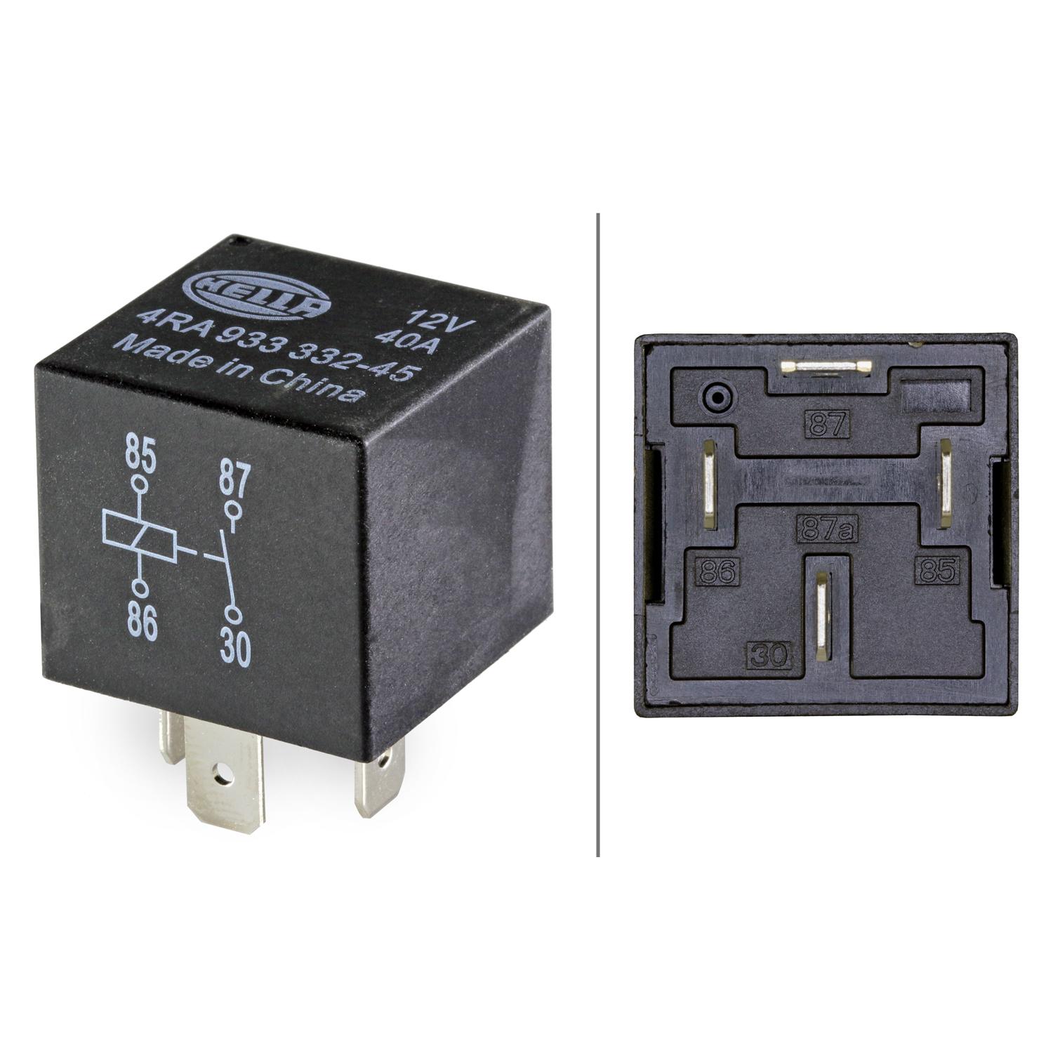 HELLA 933332451 - Fuel Pump Relay HELLA 933332451 A/C Condenser Fan Motor Relay product image 1 of 1