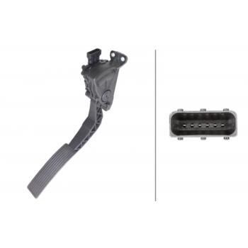 2011 Chevrolet HHR Accelerator Pedal Sensor HELLA 933902741 image 2 of 3