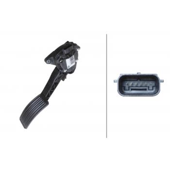 2016 Nissan Maxima Accelerator Pedal Sensor HELLA 934101701 image 2 of 3