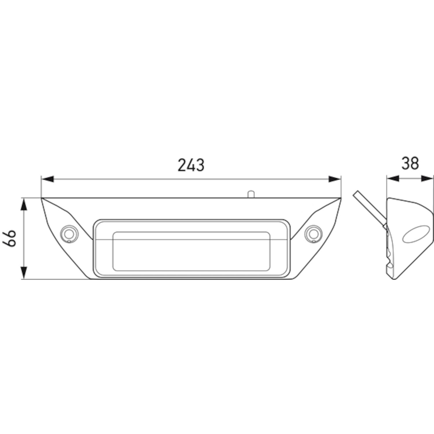 HELLA 996098011 - Vehicle-Mounted Work Light HELLA 996098011 Vehicle-Mounted Work Light product image 1 of 1