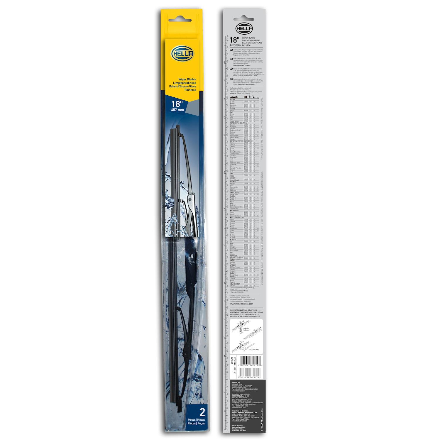 HELLA 9XW398114018 - Windshield Wiper Blade HELLA 9XW398114018 Windshield Wiper Blade product image 3 of 3
