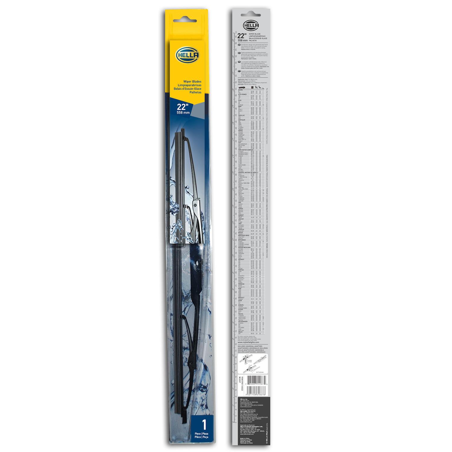 HELLA 9XW398114022 Windshield Wiper Blade product image 3 of 3