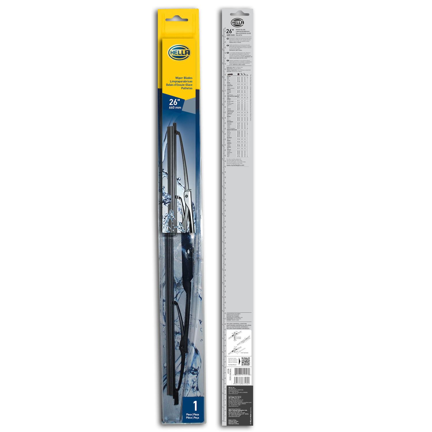 HELLA 9XW398114026 Windshield Wiper Blade product image 3 of 3