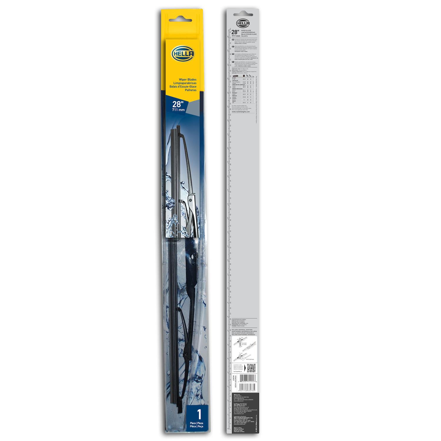 HELLA 9XW398114028 - Windshield Wiper Blade HELLA 9XW398114028 Windshield Wiper Blade product image 3 of 3