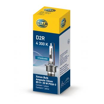 2005 Lincoln LS Headlight Bulb Low Beam HELLA D2R4300K image 2 of 2
