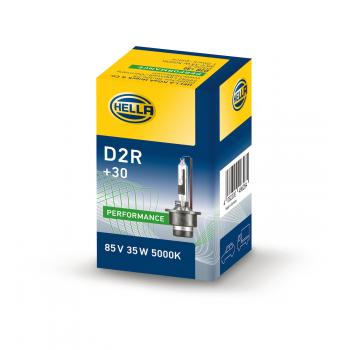 2005 Lincoln LS Headlight Bulb Low Beam HELLA D2R5000K image 2 of 3