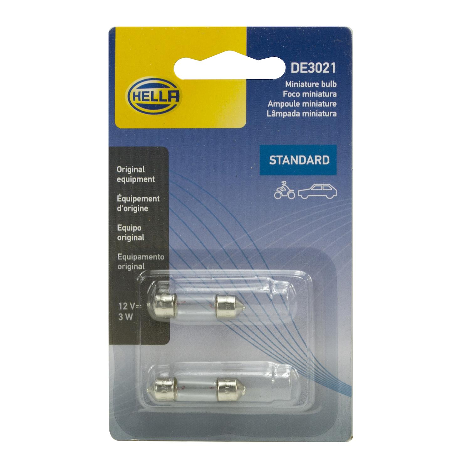 HELLA DE3021TB Courtesy Light Bulb product image 2 of 2