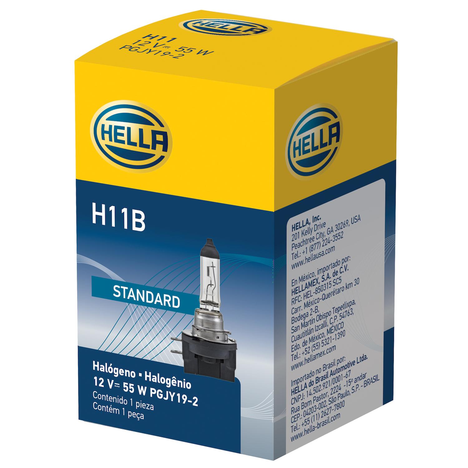 HELLA H11B - Multi Purpose Light Bulb HELLA H11B Headlight Bulb product image 2 of 2