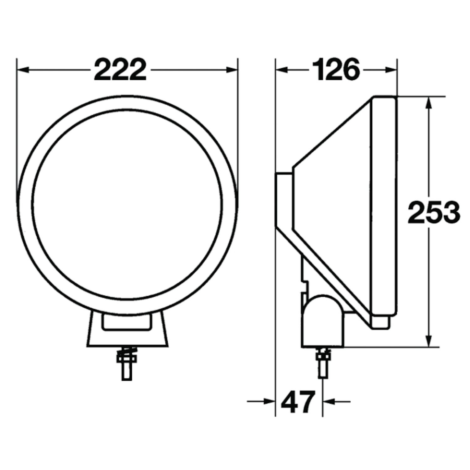 HELLA H12800051 - Driving Light HELLA H12800051 Driving Light product image 5 of 5