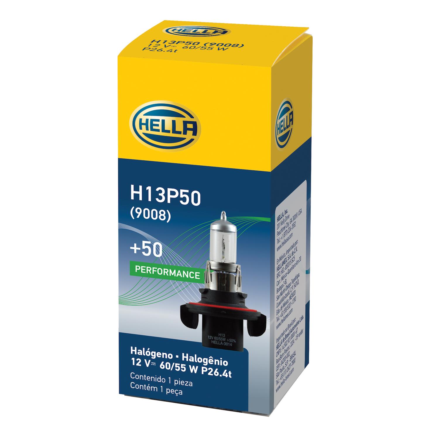HELLA H13P50 - Multi Purpose Light Bulb HELLA H13P50 Daytime Running Light Bulb product image 2 of 2