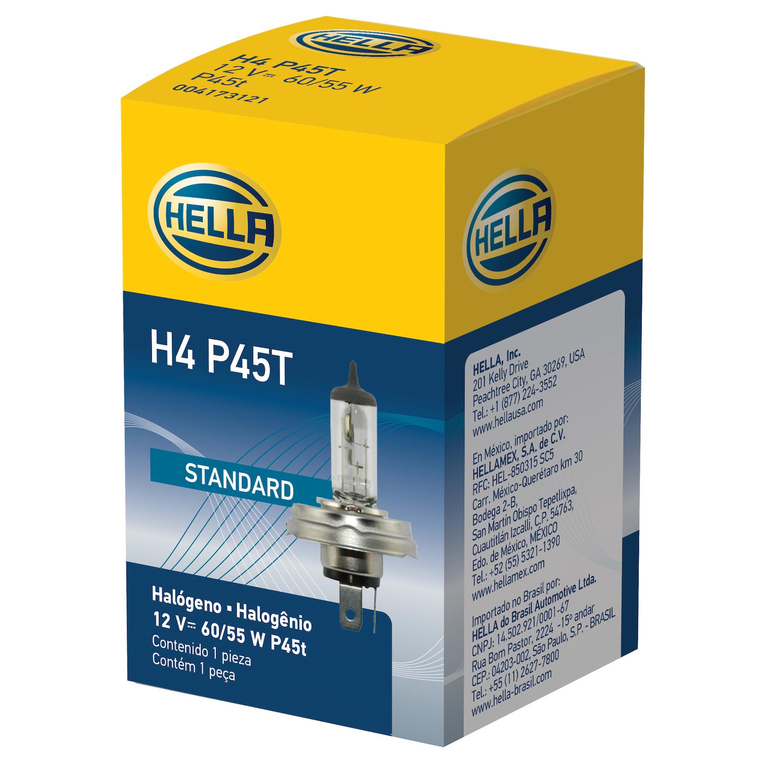 HELLA H4P45T - Multi Purpose Light Bulb HELLA H4P45T Headlight Bulb product image 2 of 2
