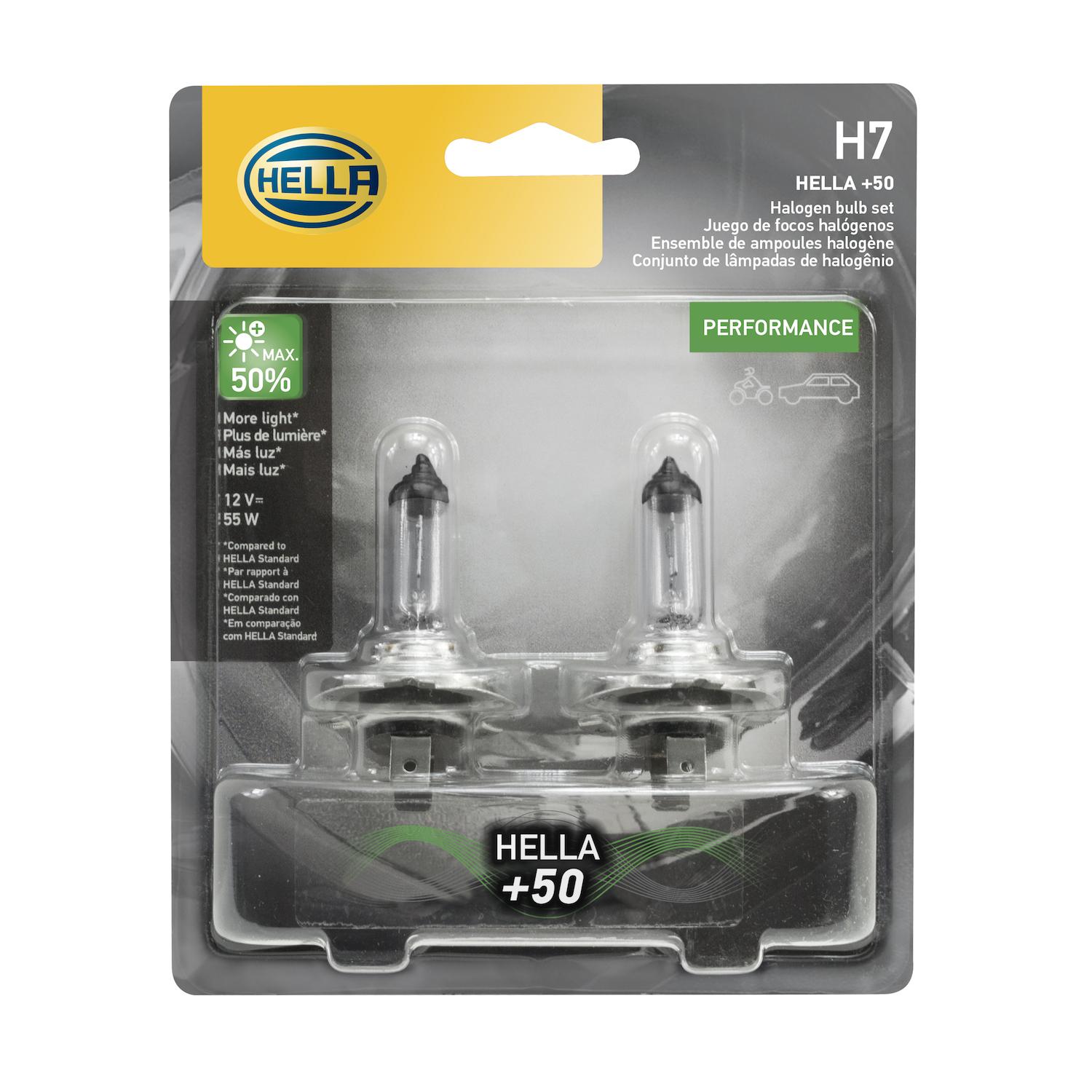 HELLA H7P50TB - Multi Purpose Light Bulb HELLA H7P50TB Cornering Light Bulb product image 2 of 2