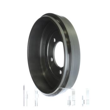 2009 Jeep Compass Brake Drum Rear Inroble BD80125 image 4 of 4