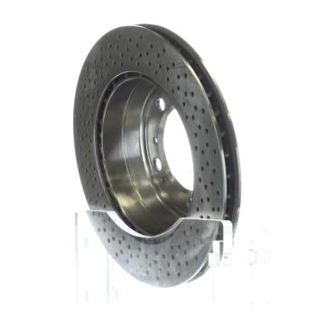 2009 Porsche Cayman Disc Brake Rotor Rear Inroble BR34447 image 4 of 4