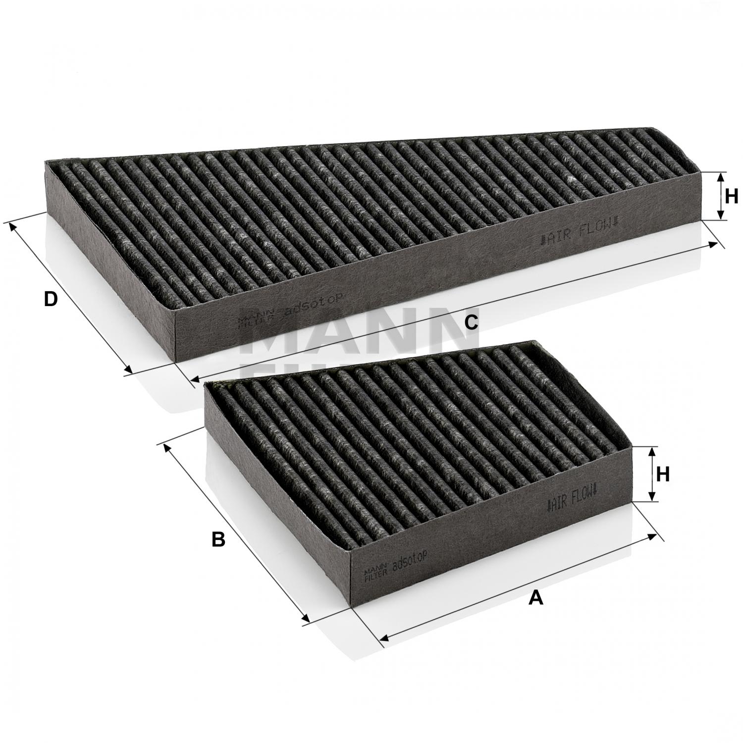 Mann-Filter CUK350002 - Cabin Air Filter Mann-Filter CUK350002 Cabin Air Filter product image 1 of 1